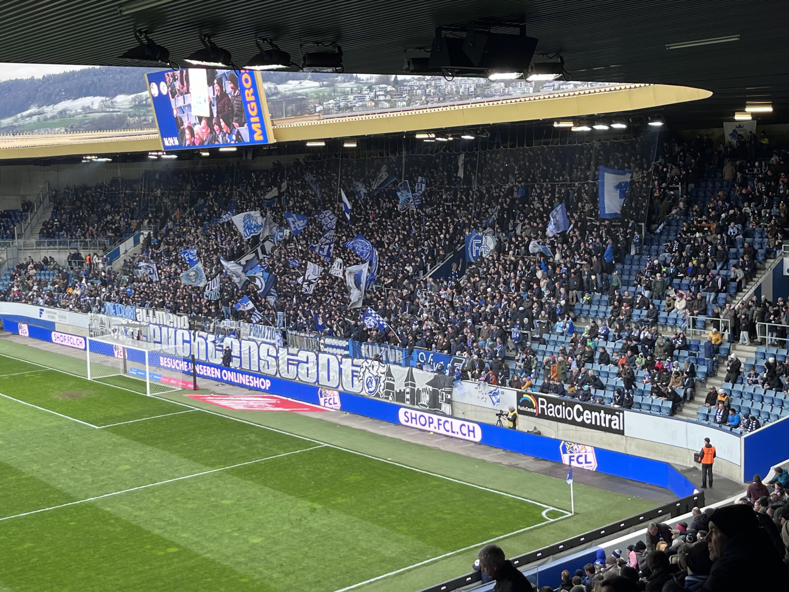 Ausflug in die Swissporarena