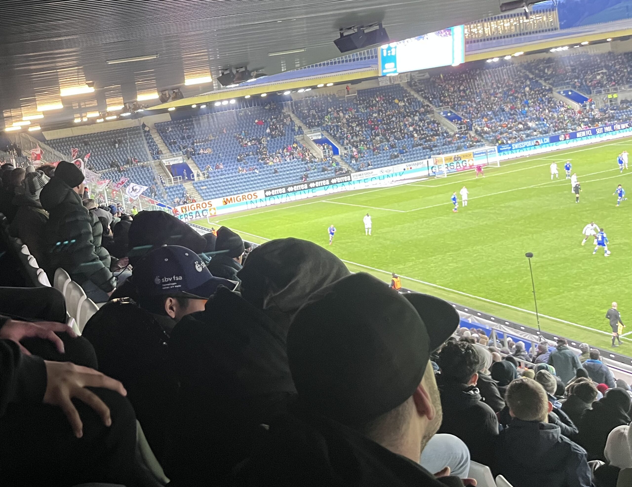 Ausflug in die Swissporarena