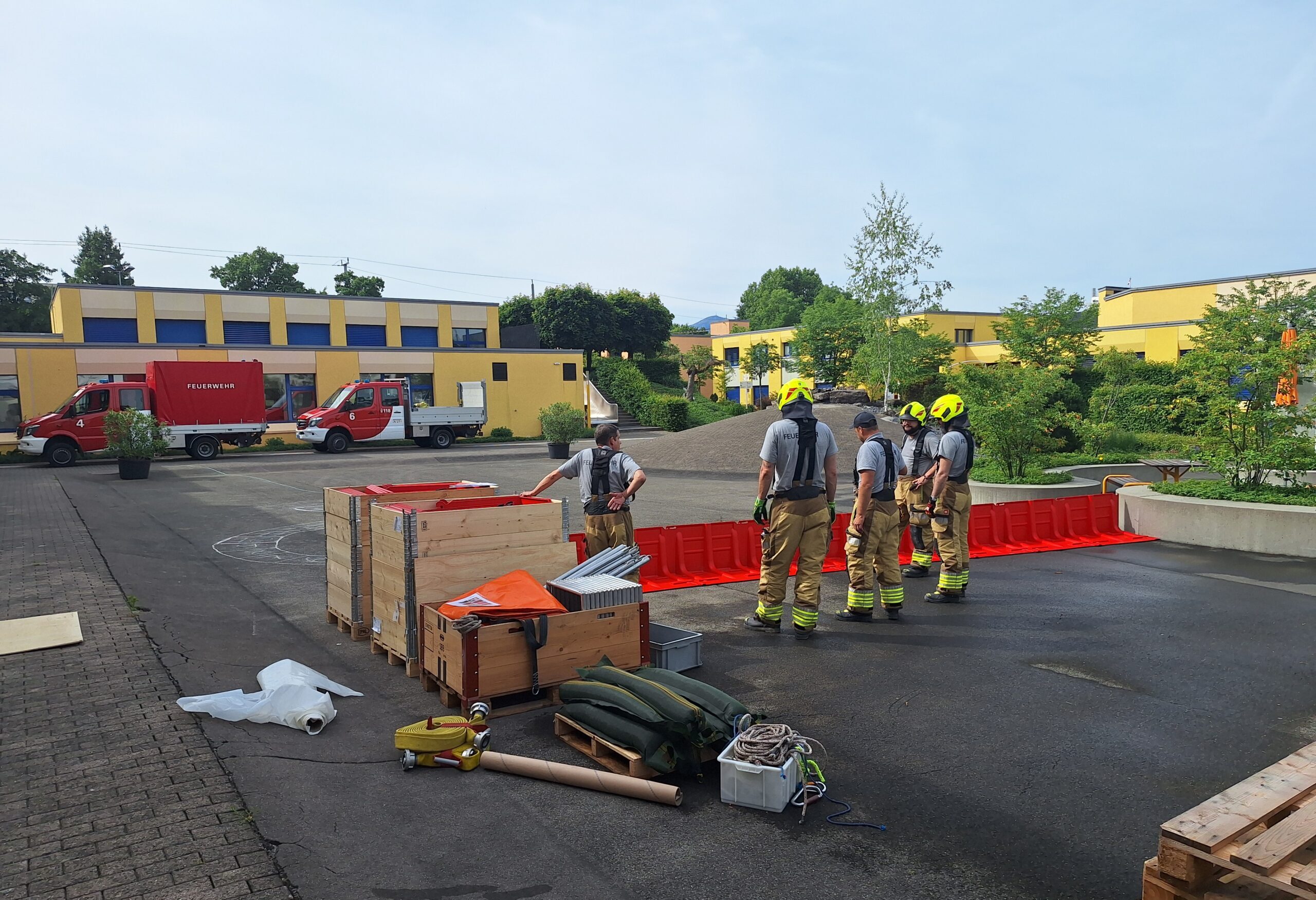 Feuerwehr Baar Wasserübung