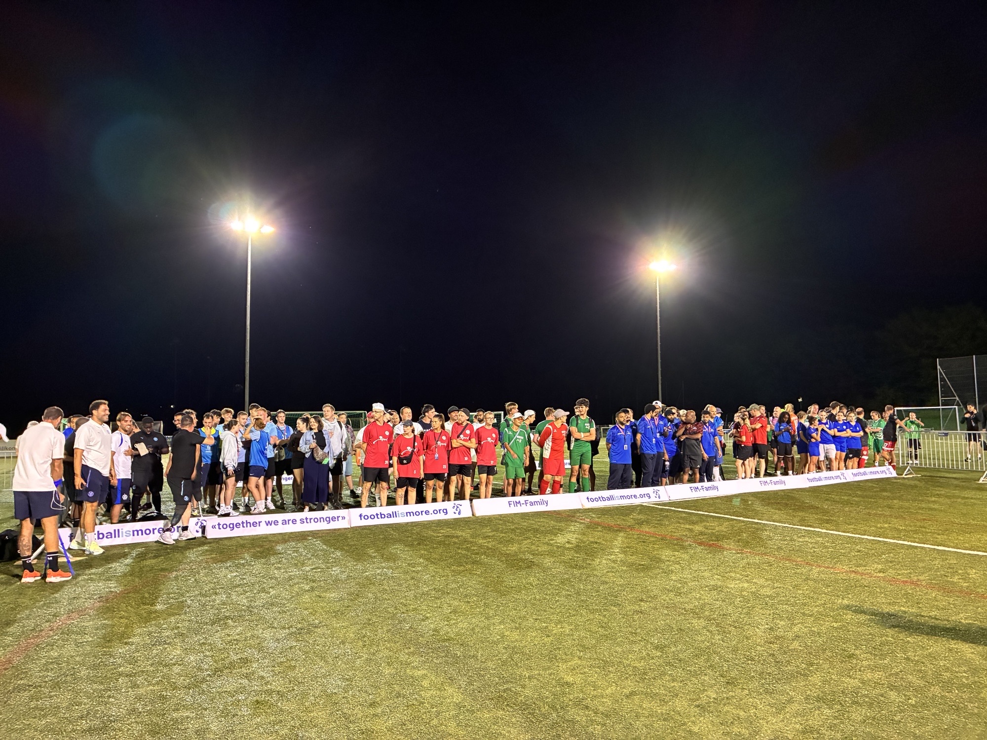 IMG_0945 Aufstellung der Team am European Inclusion Cup in St. Gallen organisiert von Football is More